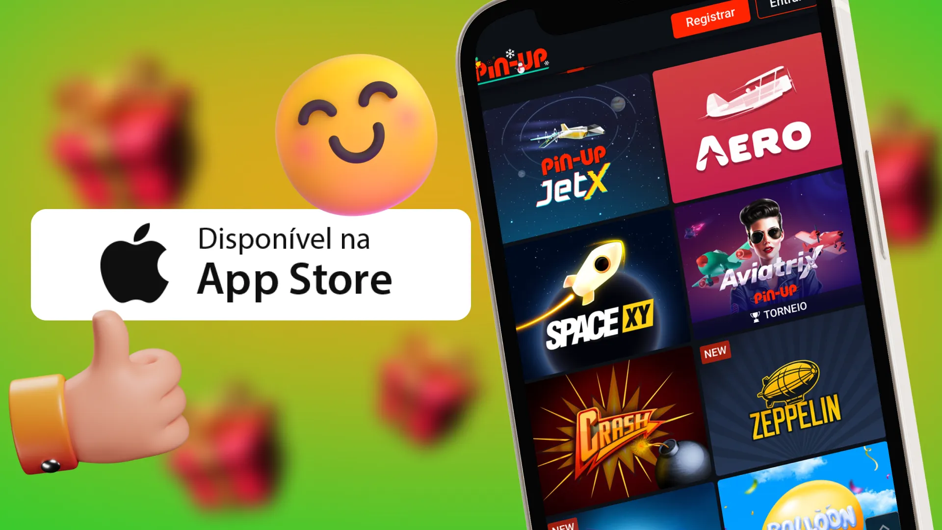 O Pin-Up aplicativo é compatível com vários dispositivos iOS.